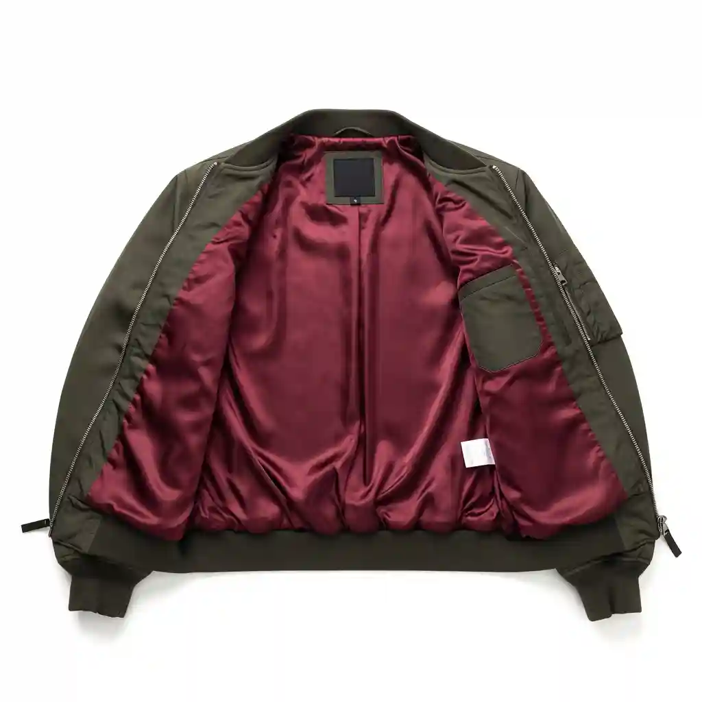 Flat-lay — Open/Lining